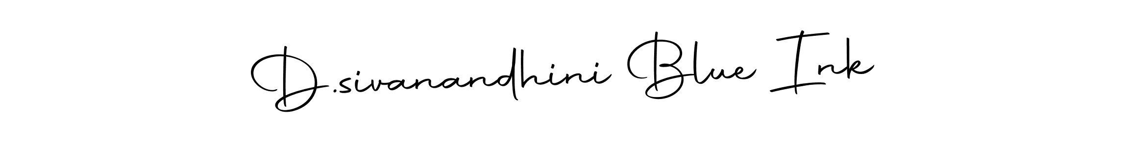 Use a signature maker to create a handwritten signature online. With this signature software, you can design (Autography-DOLnW) your own signature for name D.sivanandhini Blue Ink. D.sivanandhini Blue Ink signature style 10 images and pictures png