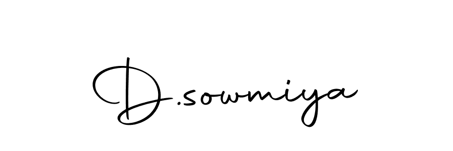 How to make D.sowmiya name signature. Use Autography-DOLnW style for creating short signs online. This is the latest handwritten sign. D.sowmiya signature style 10 images and pictures png