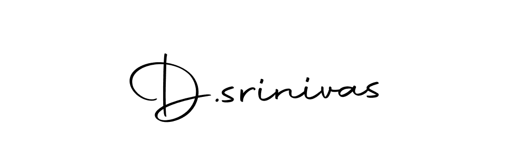 Design your own signature with our free online signature maker. With this signature software, you can create a handwritten (Autography-DOLnW) signature for name D.srinivas. D.srinivas signature style 10 images and pictures png