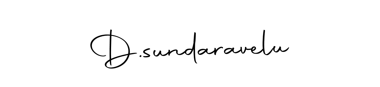 Design your own signature with our free online signature maker. With this signature software, you can create a handwritten (Autography-DOLnW) signature for name D.sundaravelu. D.sundaravelu signature style 10 images and pictures png