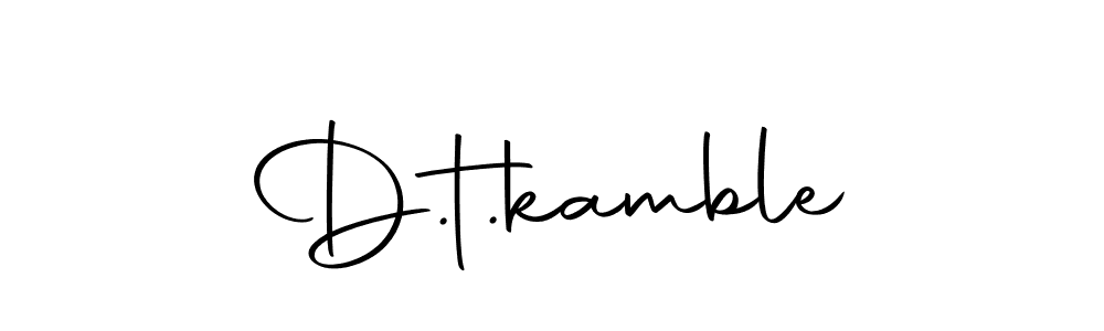 You can use this online signature creator to create a handwritten signature for the name D.t.kamble. This is the best online autograph maker. D.t.kamble signature style 10 images and pictures png