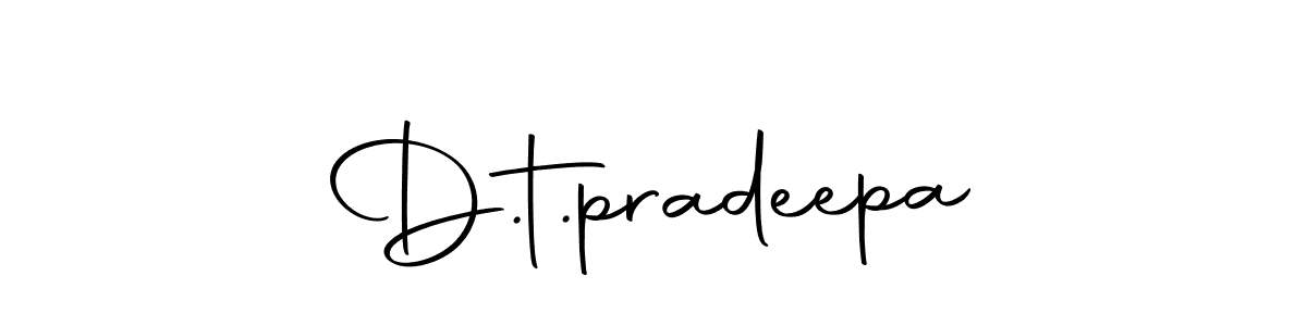 Make a beautiful signature design for name D.t.pradeepa. Use this online signature maker to create a handwritten signature for free. D.t.pradeepa signature style 10 images and pictures png