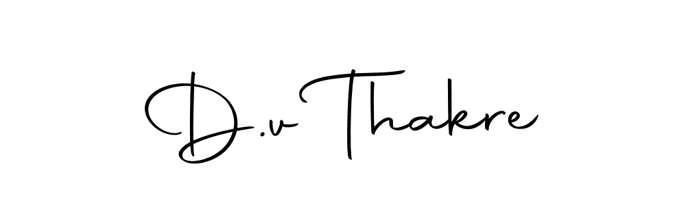 You should practise on your own different ways (Autography-DOLnW) to write your name (D.v Thakre) in signature. don't let someone else do it for you. D.v Thakre signature style 10 images and pictures png