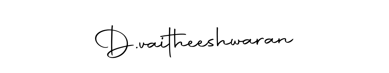 Use a signature maker to create a handwritten signature online. With this signature software, you can design (Autography-DOLnW) your own signature for name D.vaitheeshwaran. D.vaitheeshwaran signature style 10 images and pictures png