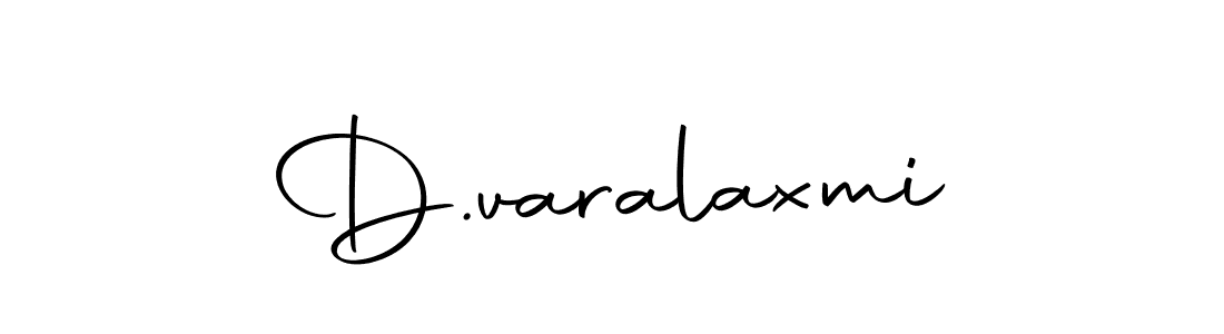 Create a beautiful signature design for name D.varalaxmi. With this signature (Autography-DOLnW) fonts, you can make a handwritten signature for free. D.varalaxmi signature style 10 images and pictures png