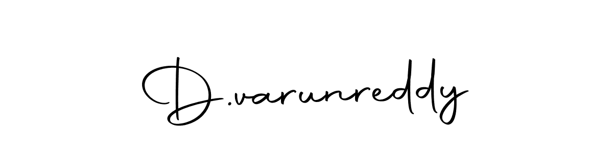 How to make D.varunreddy name signature. Use Autography-DOLnW style for creating short signs online. This is the latest handwritten sign. D.varunreddy signature style 10 images and pictures png