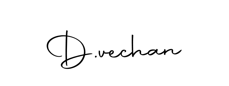 D.vechan stylish signature style. Best Handwritten Sign (Autography-DOLnW) for my name. Handwritten Signature Collection Ideas for my name D.vechan. D.vechan signature style 10 images and pictures png