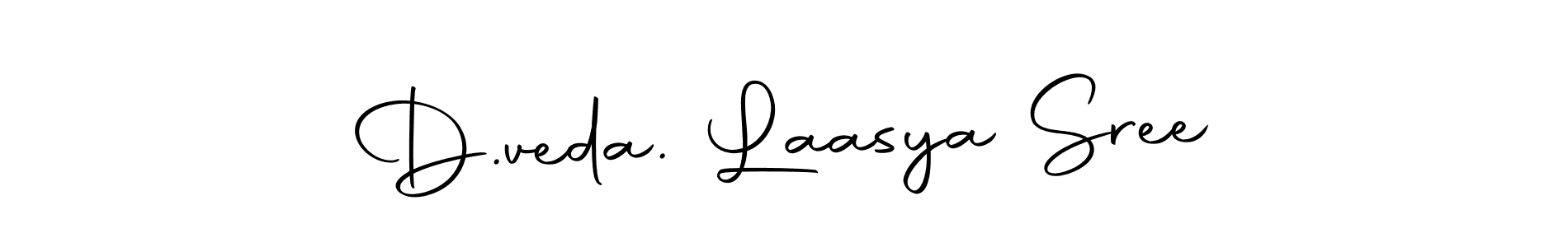 Create a beautiful signature design for name D.veda. Laasya Sree. With this signature (Autography-DOLnW) fonts, you can make a handwritten signature for free. D.veda. Laasya Sree signature style 10 images and pictures png