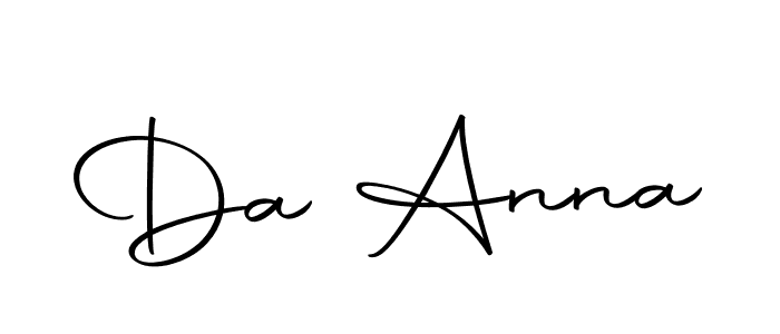 Design your own signature with our free online signature maker. With this signature software, you can create a handwritten (Autography-DOLnW) signature for name Da Anna. Da Anna signature style 10 images and pictures png
