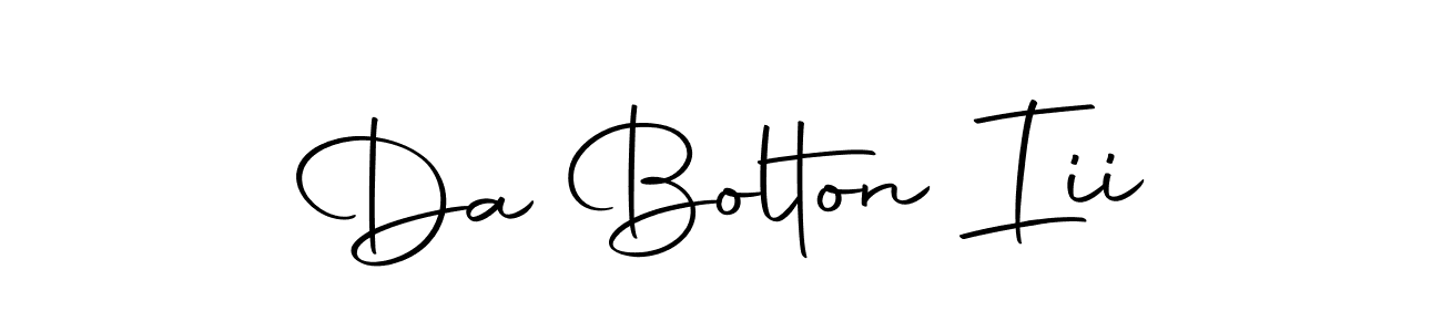 How to make Da Bolton Iii signature? Autography-DOLnW is a professional autograph style. Create handwritten signature for Da Bolton Iii name. Da Bolton Iii signature style 10 images and pictures png