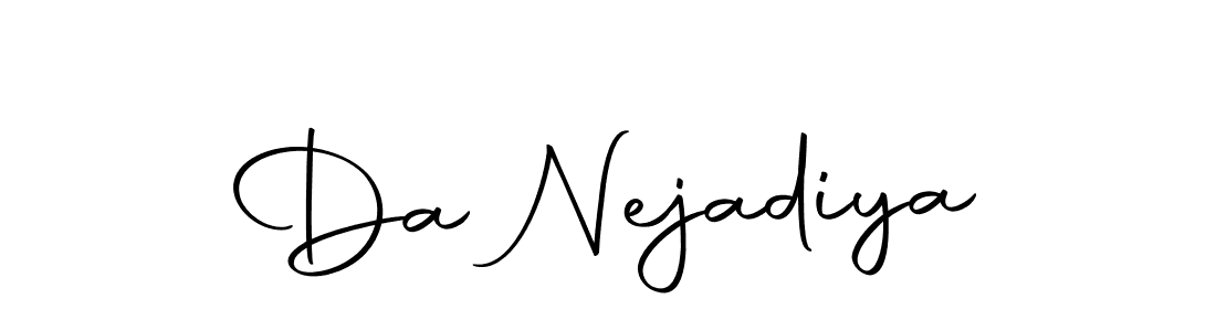 This is the best signature style for the Da Nejadiya name. Also you like these signature font (Autography-DOLnW). Mix name signature. Da Nejadiya signature style 10 images and pictures png