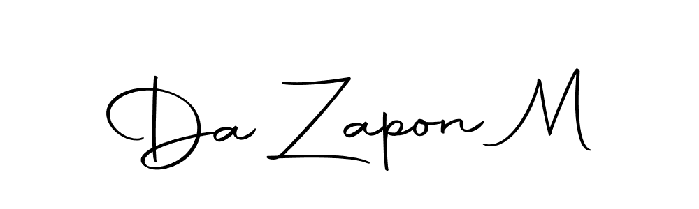 Also You can easily find your signature by using the search form. We will create Da Zapon M name handwritten signature images for you free of cost using Autography-DOLnW sign style. Da Zapon M signature style 10 images and pictures png