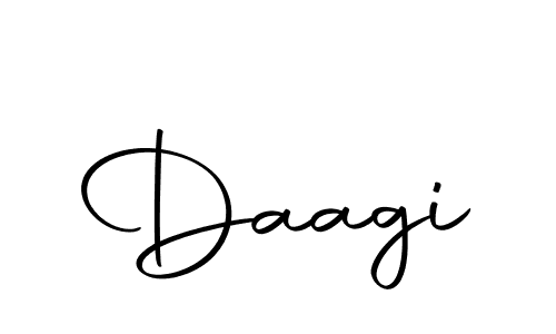 Create a beautiful signature design for name Daagi. With this signature (Autography-DOLnW) fonts, you can make a handwritten signature for free. Daagi signature style 10 images and pictures png