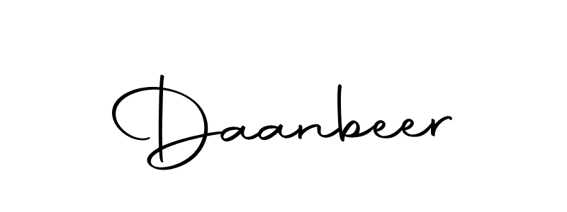 Design your own signature with our free online signature maker. With this signature software, you can create a handwritten (Autography-DOLnW) signature for name Daanbeer. Daanbeer signature style 10 images and pictures png