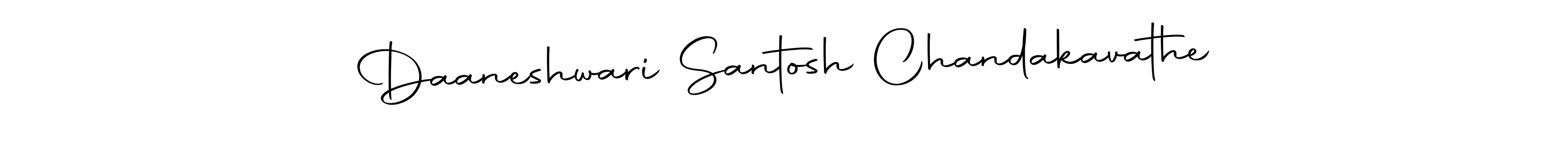 Design your own signature with our free online signature maker. With this signature software, you can create a handwritten (Autography-DOLnW) signature for name Daaneshwari Santosh Chandakavathe. Daaneshwari Santosh Chandakavathe signature style 10 images and pictures png
