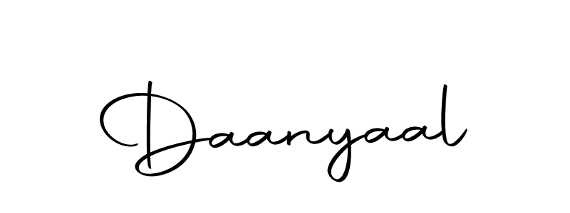 Design your own signature with our free online signature maker. With this signature software, you can create a handwritten (Autography-DOLnW) signature for name Daanyaal. Daanyaal signature style 10 images and pictures png