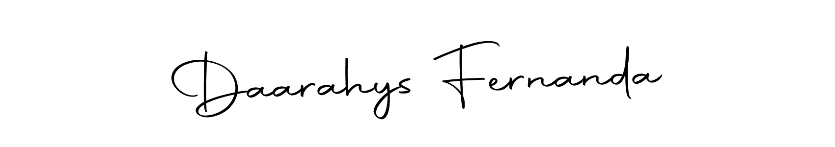 Also we have Daarahys Fernanda name is the best signature style. Create professional handwritten signature collection using Autography-DOLnW autograph style. Daarahys Fernanda signature style 10 images and pictures png