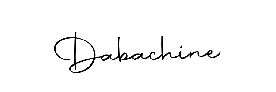 You should practise on your own different ways (Autography-DOLnW) to write your name (Dabachine) in signature. don't let someone else do it for you. Dabachine signature style 10 images and pictures png