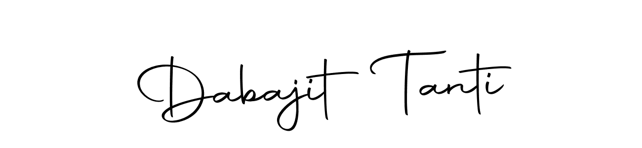 Make a short Dabajit Tanti signature style. Manage your documents anywhere anytime using Autography-DOLnW. Create and add eSignatures, submit forms, share and send files easily. Dabajit Tanti signature style 10 images and pictures png