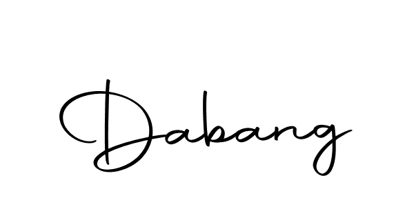 Make a beautiful signature design for name Dabang. With this signature (Autography-DOLnW) style, you can create a handwritten signature for free. Dabang signature style 10 images and pictures png