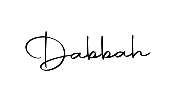 Dabbah stylish signature style. Best Handwritten Sign (Autography-DOLnW) for my name. Handwritten Signature Collection Ideas for my name Dabbah. Dabbah signature style 10 images and pictures png