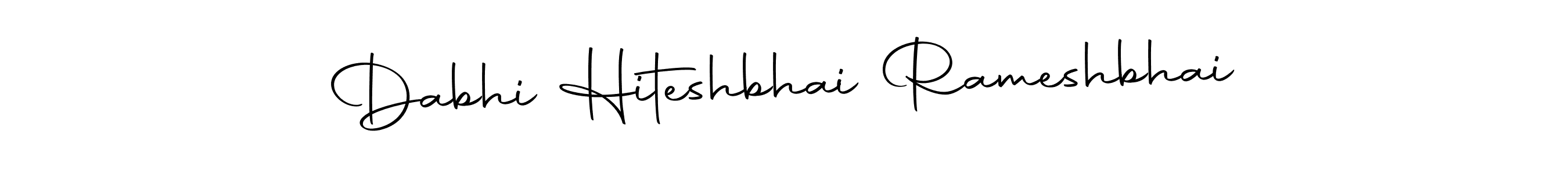 Make a short Dabhi Hiteshbhai Rameshbhai signature style. Manage your documents anywhere anytime using Autography-DOLnW. Create and add eSignatures, submit forms, share and send files easily. Dabhi Hiteshbhai Rameshbhai signature style 10 images and pictures png