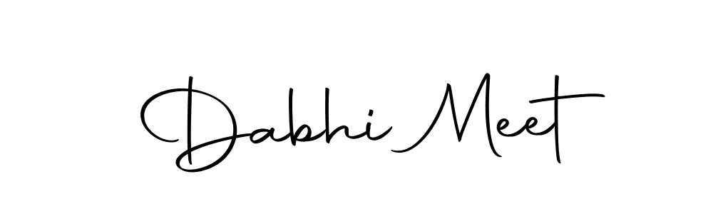 Autography-DOLnW is a professional signature style that is perfect for those who want to add a touch of class to their signature. It is also a great choice for those who want to make their signature more unique. Get Dabhi Meet name to fancy signature for free. Dabhi Meet signature style 10 images and pictures png