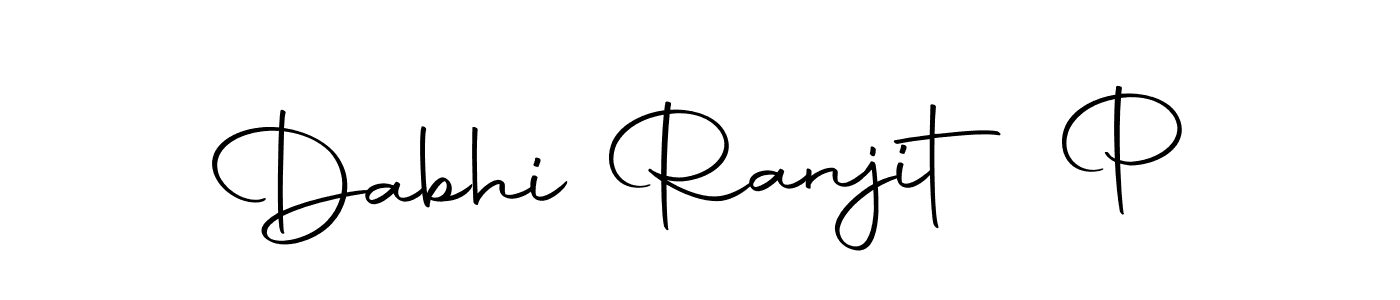 The best way (Autography-DOLnW) to make a short signature is to pick only two or three words in your name. The name Dabhi Ranjit P include a total of six letters. For converting this name. Dabhi Ranjit P signature style 10 images and pictures png