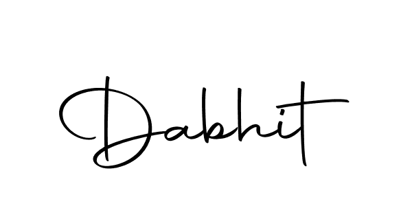 Similarly Autography-DOLnW is the best handwritten signature design. Signature creator online .You can use it as an online autograph creator for name Dabhit. Dabhit signature style 10 images and pictures png