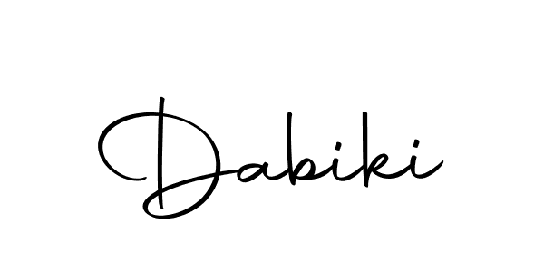 Similarly Autography-DOLnW is the best handwritten signature design. Signature creator online .You can use it as an online autograph creator for name Dabiki. Dabiki signature style 10 images and pictures png