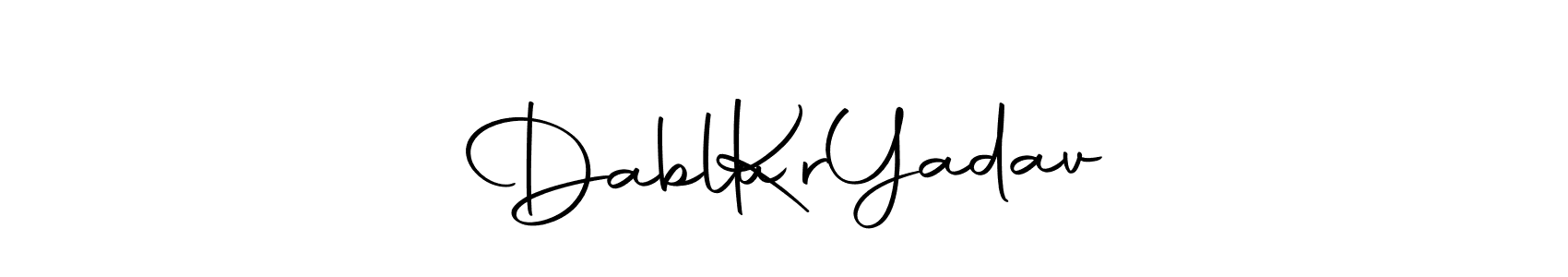 Make a short Dablu   Kr  Yadav signature style. Manage your documents anywhere anytime using Autography-DOLnW. Create and add eSignatures, submit forms, share and send files easily. Dablu   Kr  Yadav signature style 10 images and pictures png