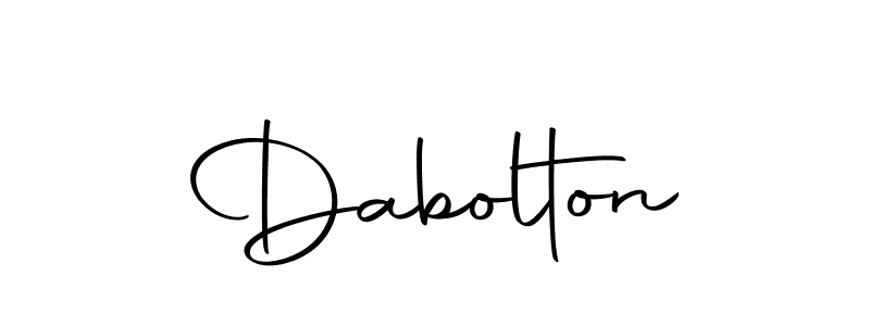 You should practise on your own different ways (Autography-DOLnW) to write your name (Dabolton) in signature. don't let someone else do it for you. Dabolton signature style 10 images and pictures png