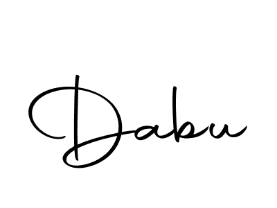 Make a beautiful signature design for name Dabu. With this signature (Autography-DOLnW) style, you can create a handwritten signature for free. Dabu signature style 10 images and pictures png