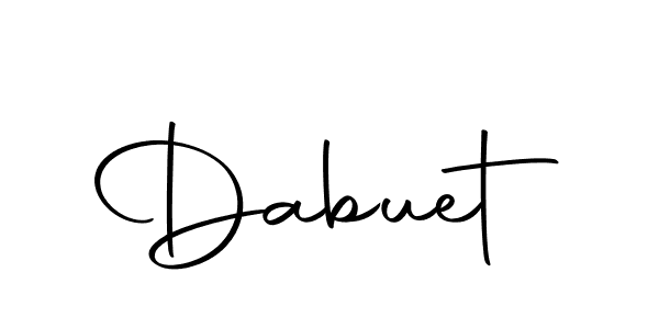 How to make Dabuet name signature. Use Autography-DOLnW style for creating short signs online. This is the latest handwritten sign. Dabuet signature style 10 images and pictures png