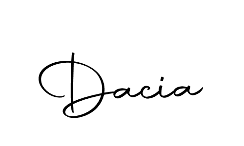 Make a beautiful signature design for name Dacia. Use this online signature maker to create a handwritten signature for free. Dacia signature style 10 images and pictures png