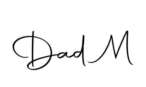 if you are searching for the best signature style for your name Dad M. so please give up your signature search. here we have designed multiple signature styles  using Autography-DOLnW. Dad M signature style 10 images and pictures png