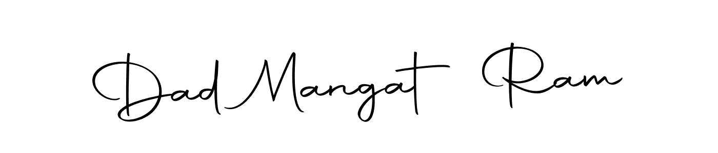 Create a beautiful signature design for name Dad Mangat Ram. With this signature (Autography-DOLnW) fonts, you can make a handwritten signature for free. Dad Mangat Ram signature style 10 images and pictures png