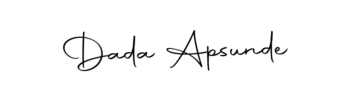 Check out images of Autograph of Dada Apsunde name. Actor Dada Apsunde Signature Style. Autography-DOLnW is a professional sign style online. Dada Apsunde signature style 10 images and pictures png