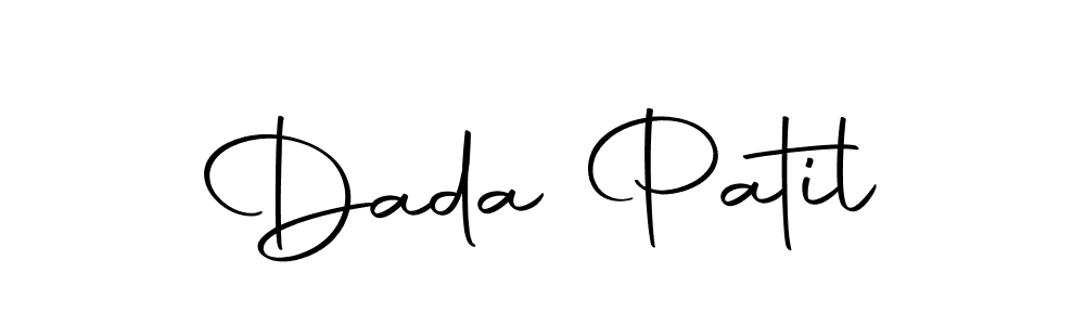 How to make Dada Patil name signature. Use Autography-DOLnW style for creating short signs online. This is the latest handwritten sign. Dada Patil signature style 10 images and pictures png