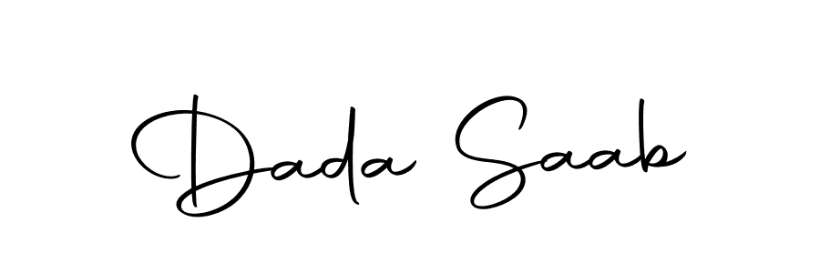 How to make Dada Saab signature? Autography-DOLnW is a professional autograph style. Create handwritten signature for Dada Saab name. Dada Saab signature style 10 images and pictures png