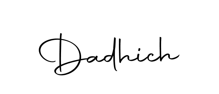 How to make Dadhich signature? Autography-DOLnW is a professional autograph style. Create handwritten signature for Dadhich name. Dadhich signature style 10 images and pictures png