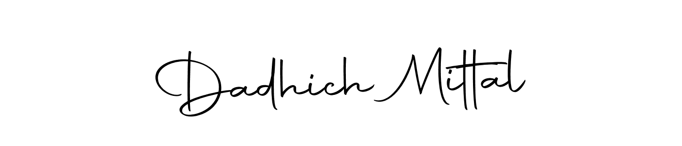 You can use this online signature creator to create a handwritten signature for the name Dadhich Mittal. This is the best online autograph maker. Dadhich Mittal signature style 10 images and pictures png