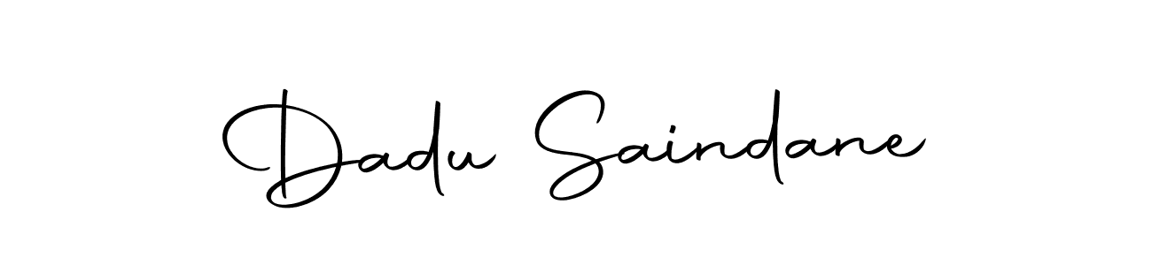 Dadu Saindane stylish signature style. Best Handwritten Sign (Autography-DOLnW) for my name. Handwritten Signature Collection Ideas for my name Dadu Saindane. Dadu Saindane signature style 10 images and pictures png