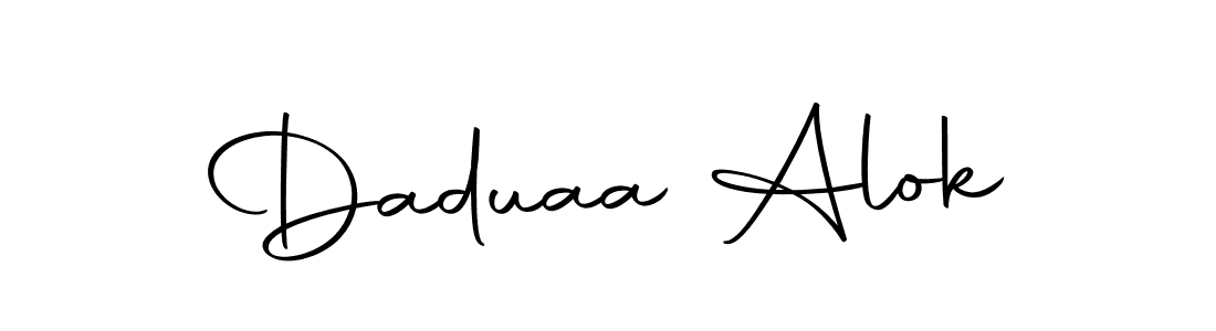 Create a beautiful signature design for name Daduaa Alok. With this signature (Autography-DOLnW) fonts, you can make a handwritten signature for free. Daduaa Alok signature style 10 images and pictures png