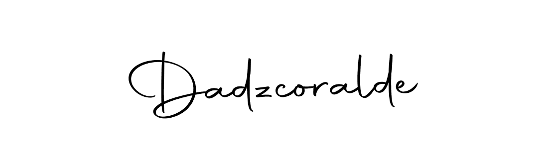 Design your own signature with our free online signature maker. With this signature software, you can create a handwritten (Autography-DOLnW) signature for name Dadzcoralde. Dadzcoralde signature style 10 images and pictures png