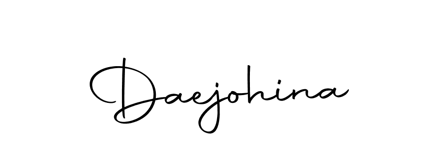 Also we have Daejohina name is the best signature style. Create professional handwritten signature collection using Autography-DOLnW autograph style. Daejohina signature style 10 images and pictures png