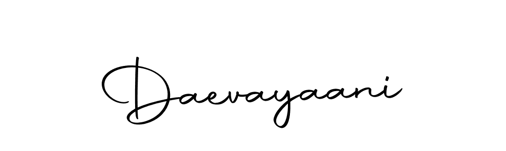 Daevayaani stylish signature style. Best Handwritten Sign (Autography-DOLnW) for my name. Handwritten Signature Collection Ideas for my name Daevayaani. Daevayaani signature style 10 images and pictures png