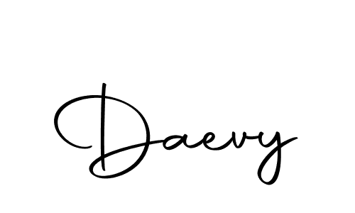 How to make Daevy signature? Autography-DOLnW is a professional autograph style. Create handwritten signature for Daevy name. Daevy signature style 10 images and pictures png