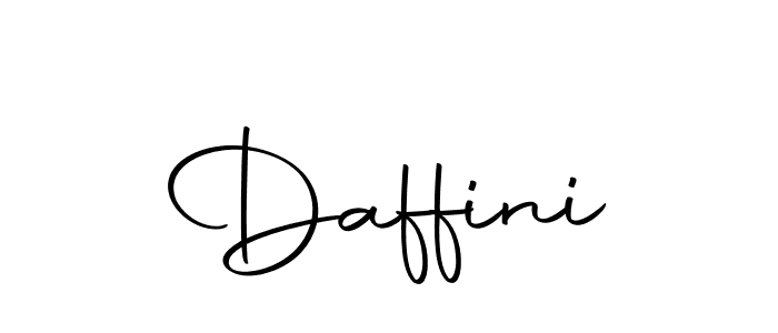 Create a beautiful signature design for name Daffini. With this signature (Autography-DOLnW) fonts, you can make a handwritten signature for free. Daffini signature style 10 images and pictures png