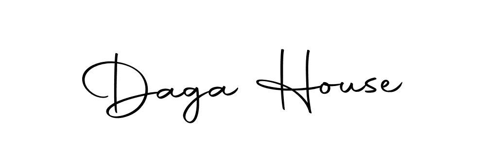 Daga House stylish signature style. Best Handwritten Sign (Autography-DOLnW) for my name. Handwritten Signature Collection Ideas for my name Daga House. Daga House signature style 10 images and pictures png